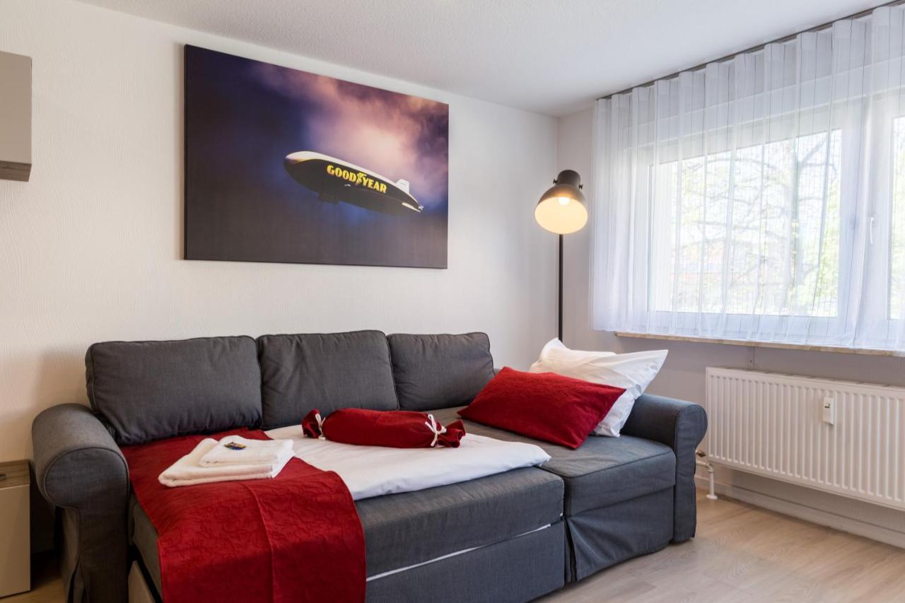 Apartment Eastside mit 3 Zimmern für bis zu 5 Personen mit Balkon Friedrichshafen Exterior foto