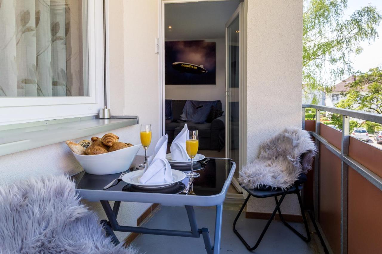 Apartment Eastside mit 3 Zimmern für bis zu 5 Personen mit Balkon Friedrichshafen Exterior foto
